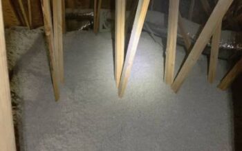 TAP insulation in an attic