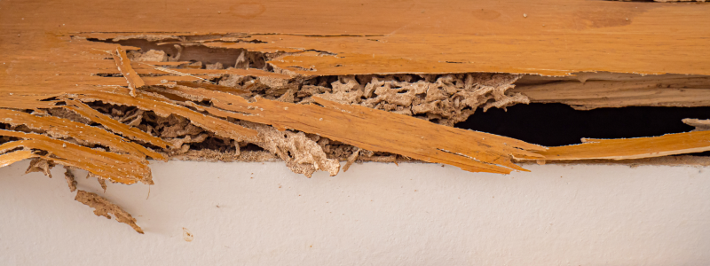 Termite wood damage in Middle TN home - The Bug Man